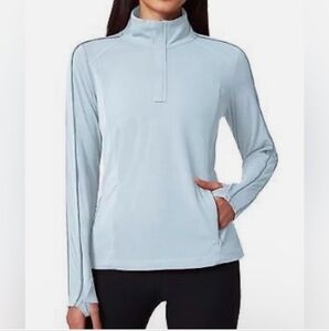 MONDETTA LADIES QUARTERS- ZIP PULLOVER